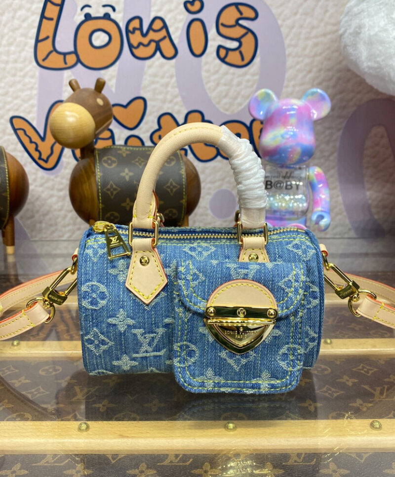 Louis Vuitton Nano Speedy M82950 Blue